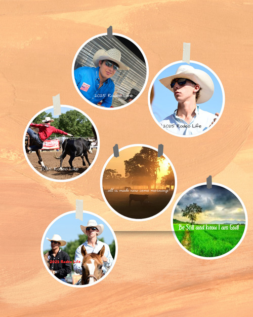 Set of 6 Custom Round 2.25" Photo Magnets